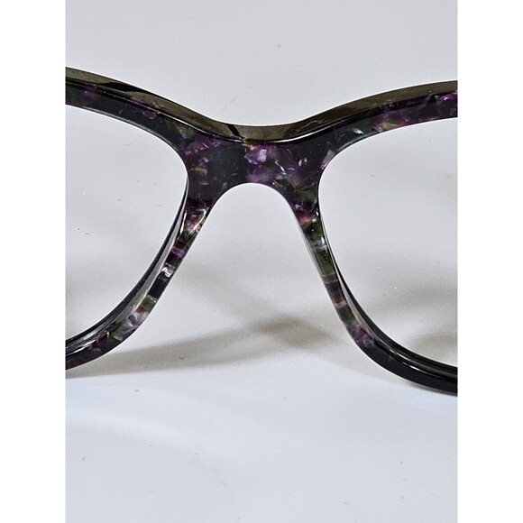GIANNI PO WOMEN'S EYEGLASSES GP6 106 54-15 140 Blk/ Purple Tort NWT DEMO LENSES - Picture 13 of 16